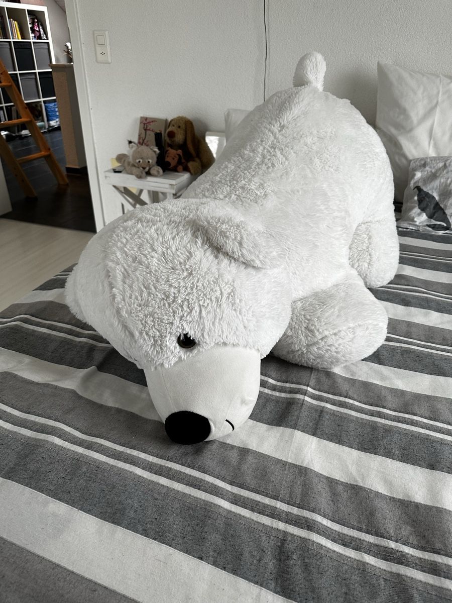 Giocattoli: Grosser Eisbär Plüschtier, ca. 100 cm - Kuschelig! – Usato da Kreuzlingen venduto da LOL101