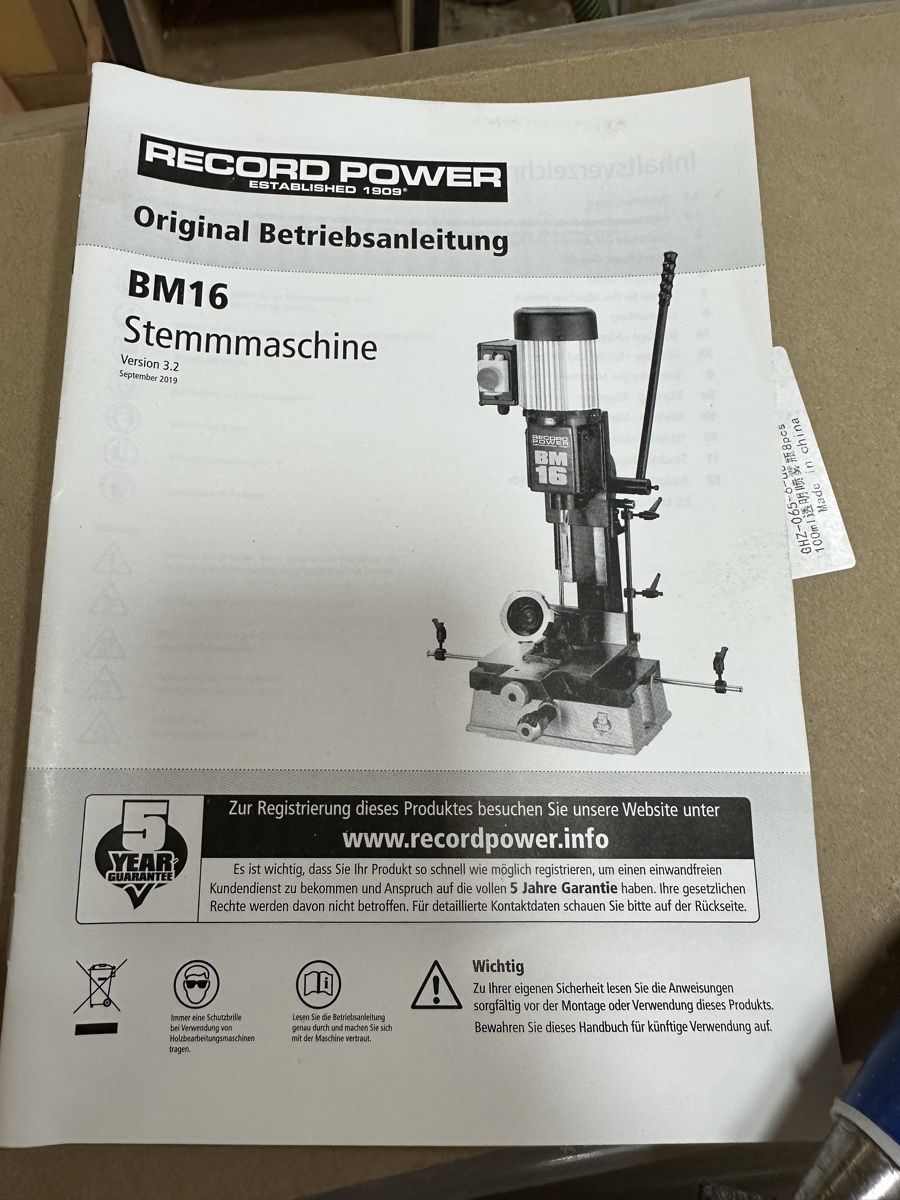 Alle Maschinen: Stemmmaschine – Gebraucht aus Heerbrugg von kulline01 2