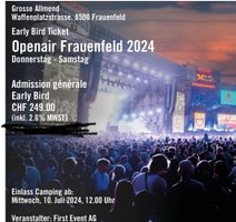 Festival Open air 2024 Frauenfeld