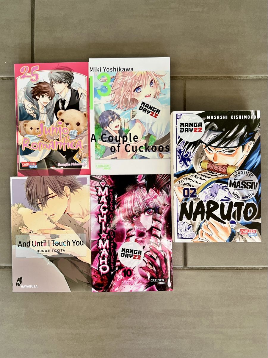 Comics: 5x Manga Comics (ab 16 Jahren) – Neu (gemäss Beschreibung) aus Büetigen von Naschle