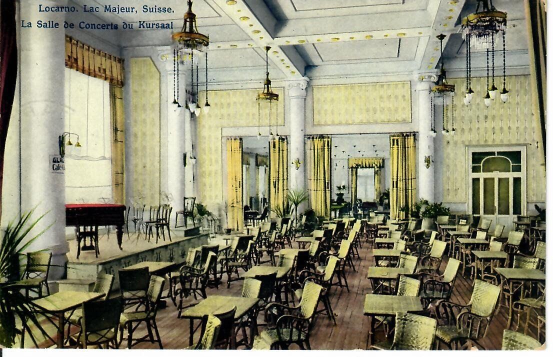 Ansichtskarten: Kursaal Locarno 1916 – Gebraucht aus Hochdorf von Ziegel-16