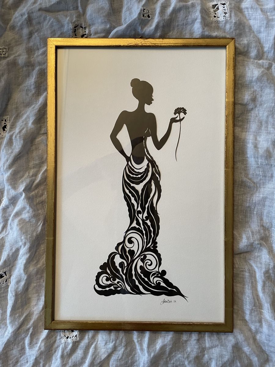 Grafiken & Lithographien: Scherenschnitt von Anita Buri – Neu (gemäss Beschreibung) aus Konolfingen von Bern-75