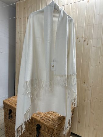 Edle Stola aus Cashmere-Mix, neuwertig, ideal für den Winter