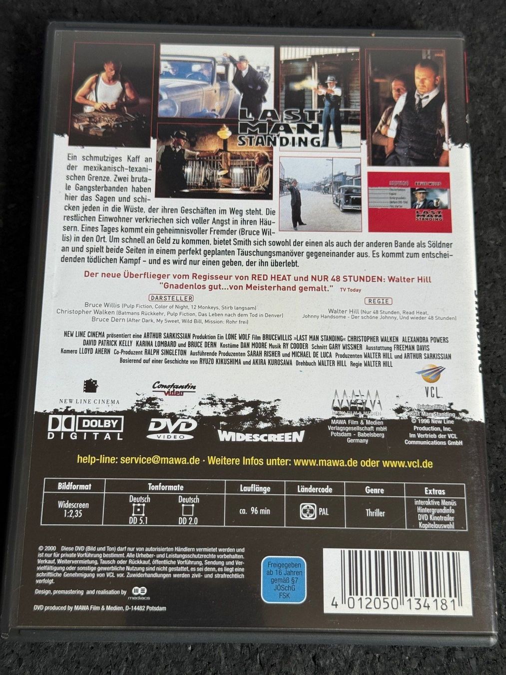 Alle DVDs: LAST MAN STANDING DVD DE Bruce Willis – Gebraucht aus Fribourg von tschjoly 1