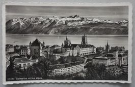 Lausanne et le Alpes