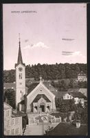 AK Langenthal, Kirche im Ortsbild, 1926