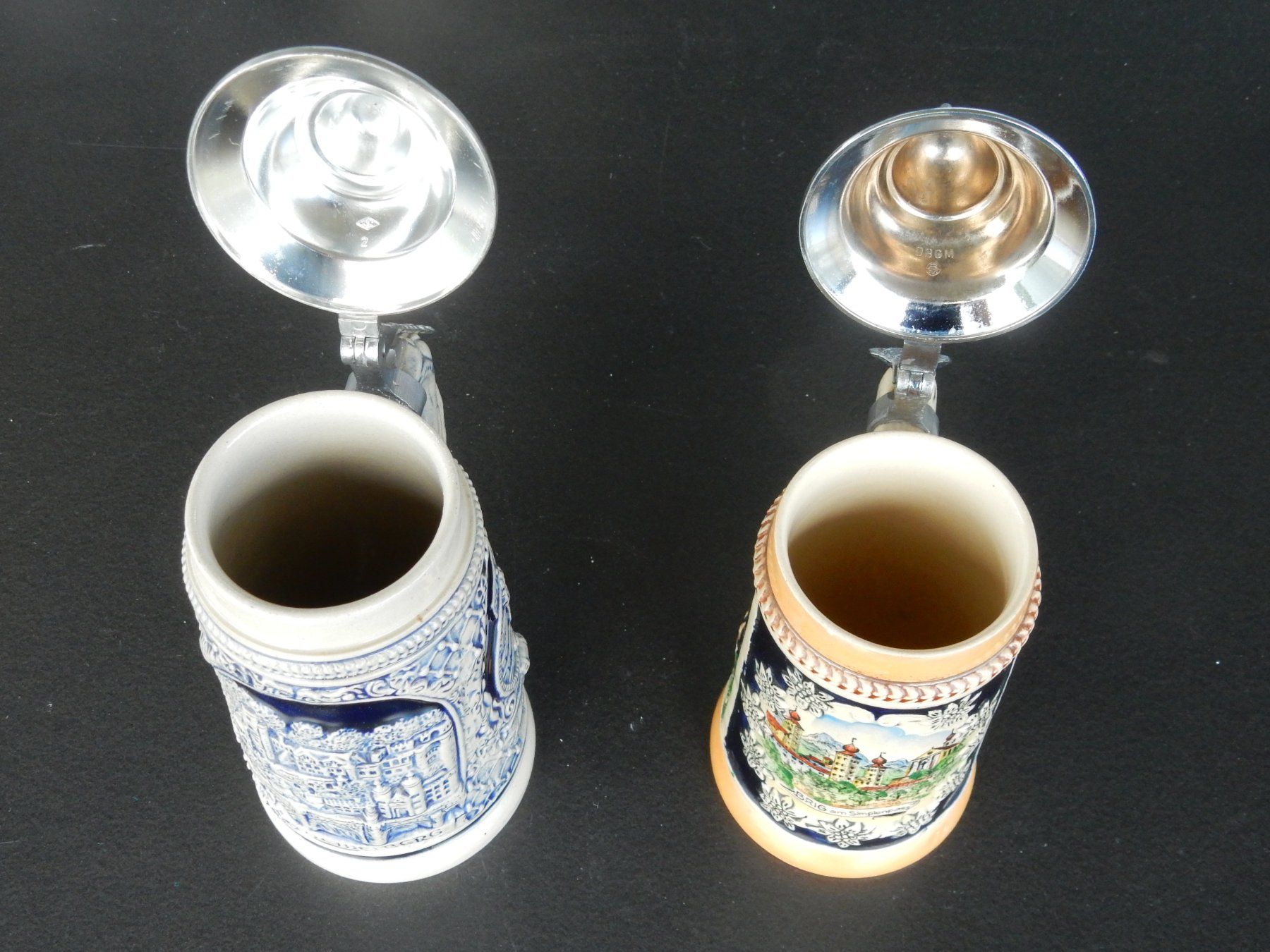 Bicchieri: 6 Bierkrüge mit Zinndeckel – Usato da Neuenegg venduto da wisteibe 5