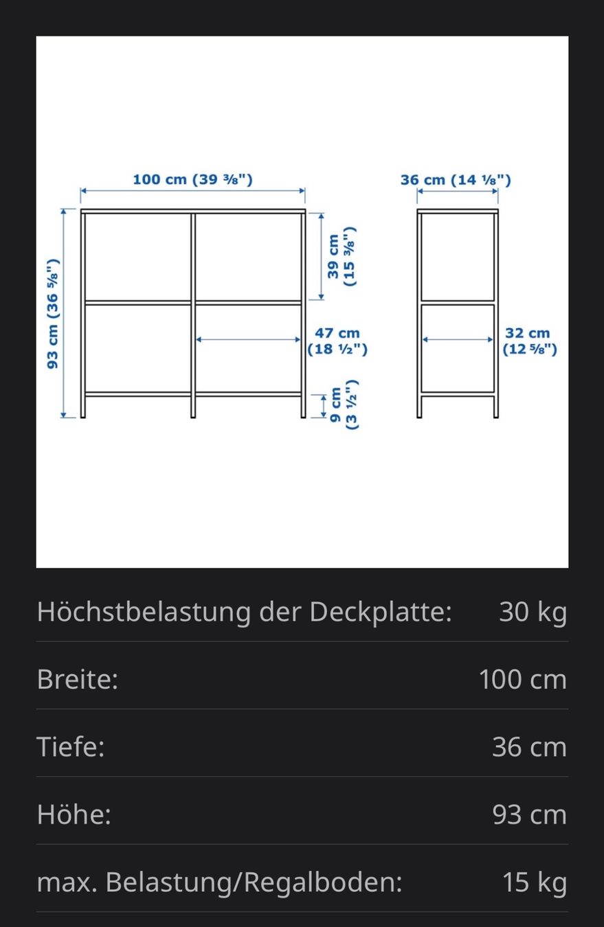 Regale: Ikea Vittsjö Regal – Gebraucht aus Unterkulm von scs_f8wd 2