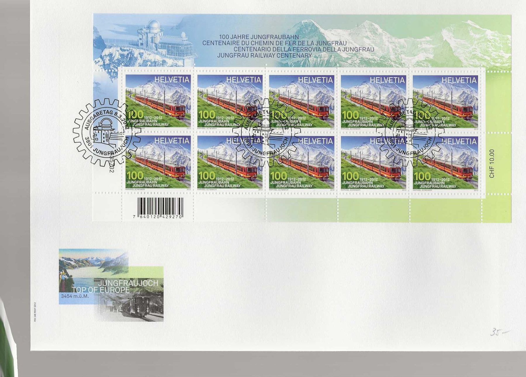Buste & buste per spedizione: enveloppe FDC 1416 – Usato da Sorvilier venduto da carose01