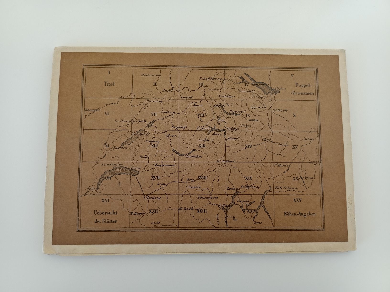 Cartine & Atlanti: Carte topographique Suisse Solothurn 1914 – Usato da Bex venduto da Canouille 1