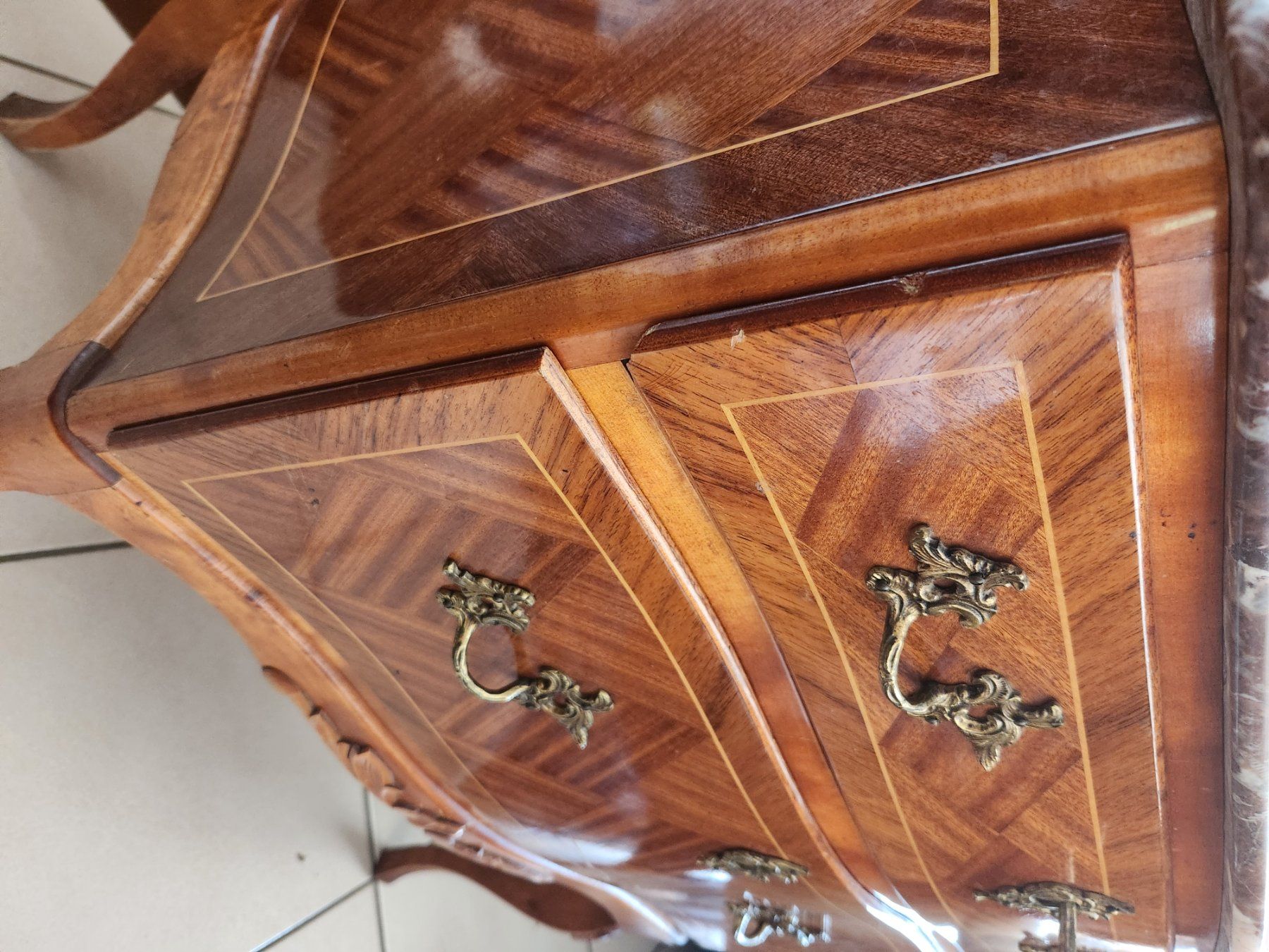 Cassettiere: Commode style Louis XV et marbre – Usato da DUGNY (-Leytron) venduto da Rdeny 6