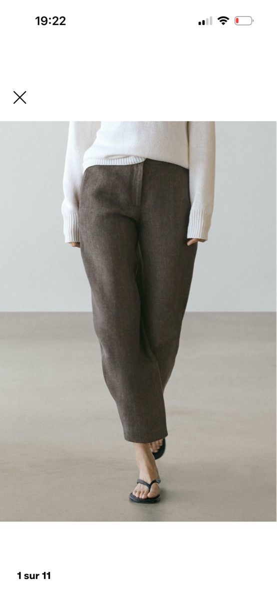 Massimo Dutti Pantaloni: Pantalon lin 100% neuf, Massimo Dutti, taille 42 – Nuovo e nell'imballaggio originale da La Tour-de-Peilz venduto da sarahg80 5