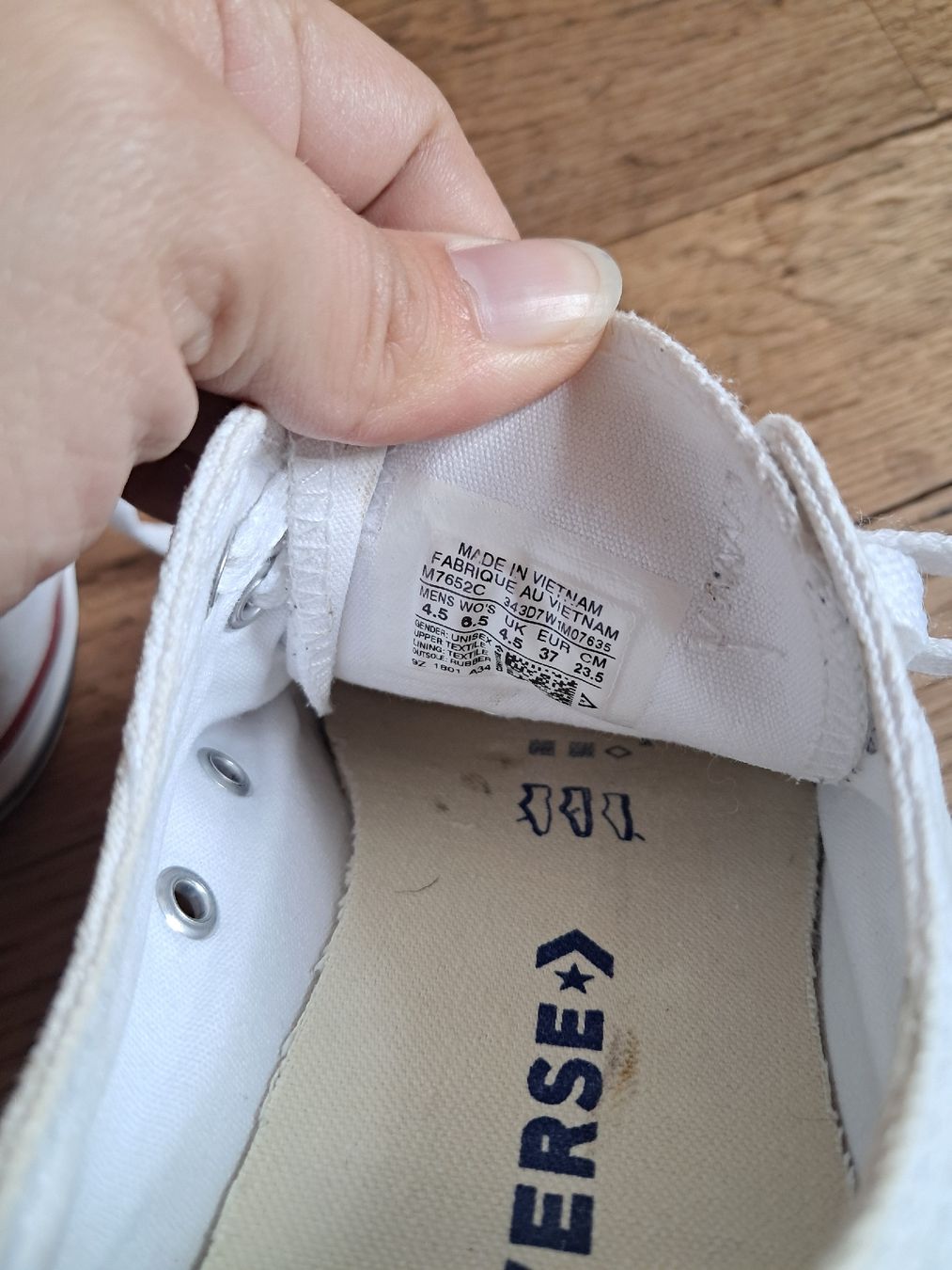 Converse Scarpe da donna: Converse weiss – Usato da Rüedisbach venduto da Wuethis-Fb1212 3