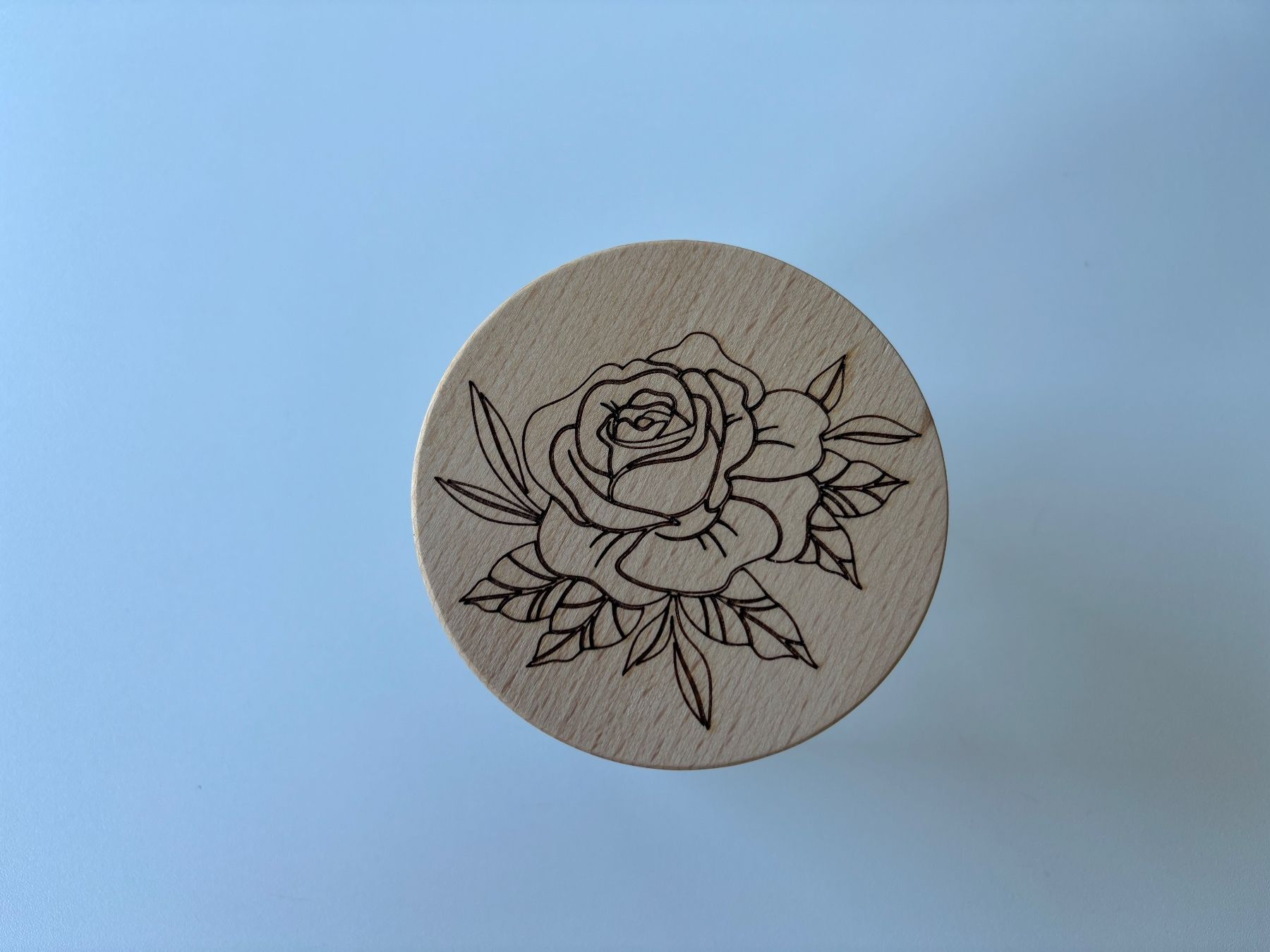 Zuccheriere: Glasdose mit Holzdeckel, Rosendesign, neuwertig! – Nuovo e nell'imballaggio originale da Weissbad venduto da FlickflauderY 2