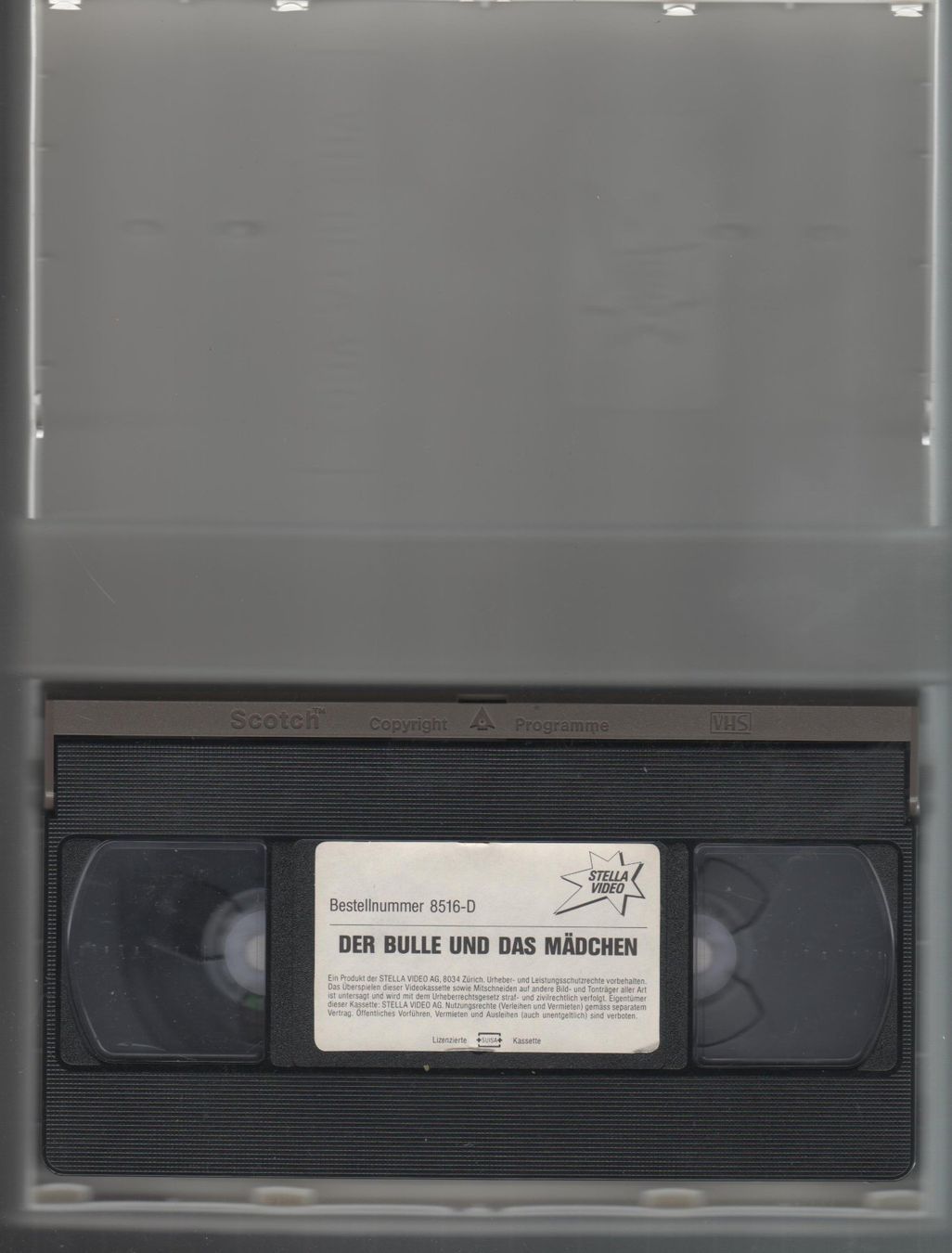 Toutes les VHS: Der Bulle und das Mädchen - Jürgen Prochnow Stella Video VHS – D'occasion à Remetschwil par Hofiii 2