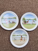 Lot de 3 assiettes Villeroy & Boch "Les Saisons Romantiques"