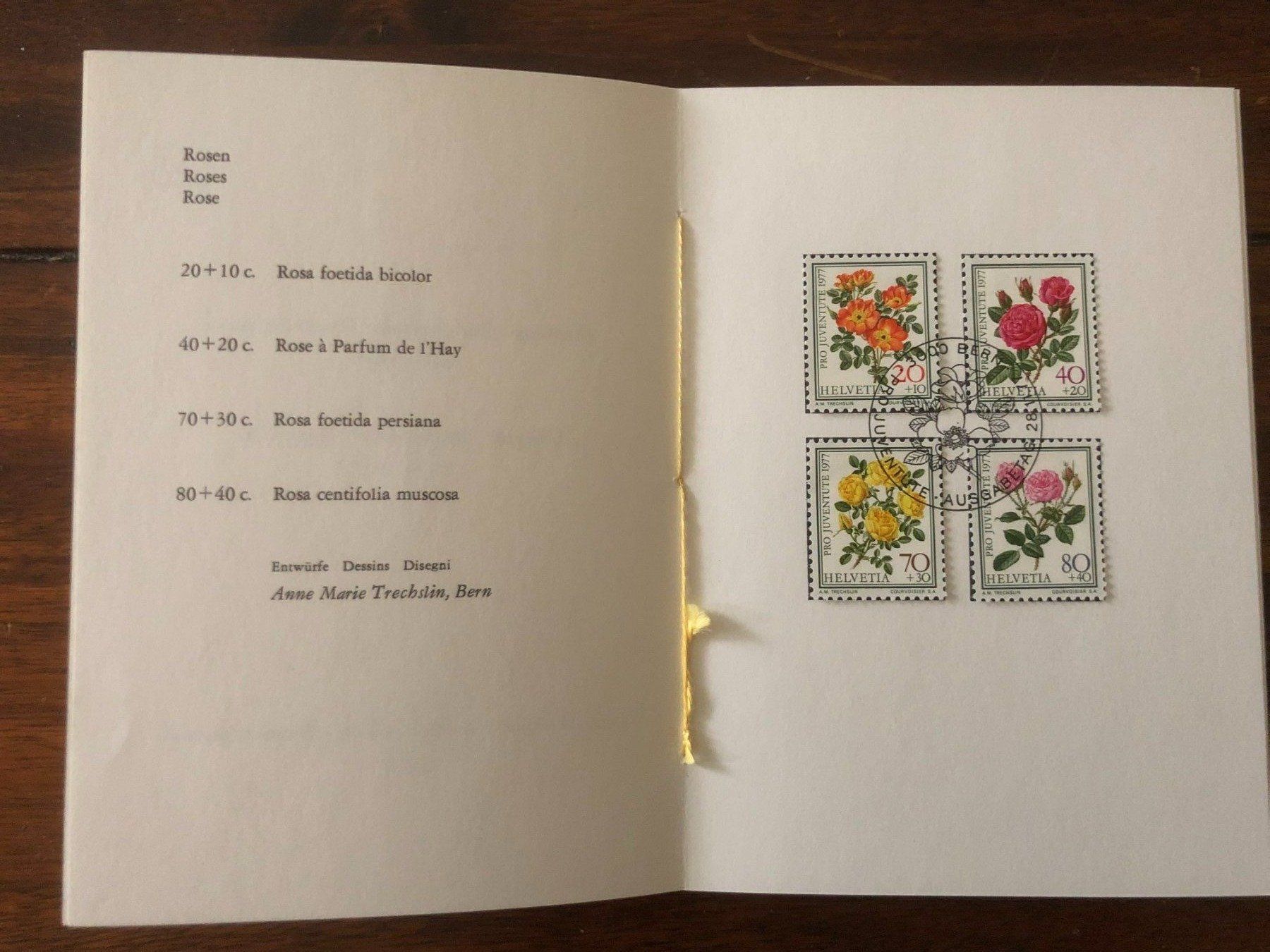 Tutti i francobolli: PTT-Heftchen "Pro Juventute 1977" FDC Bern 28.11.1977 – Nuovo (secondo la descrizione) da Landquart venduto da interesse63