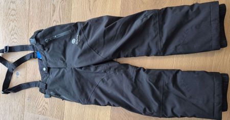 Skihose 46 Nord schwarz mit Trägern - Grösse 128