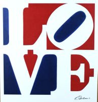 Robert Indiana after, Druck auf Lithopapier ca. 37 x 28 cm