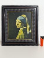 Kunstdruck von Johannes Vermeers berühmtem Gemälde "Das Mädc