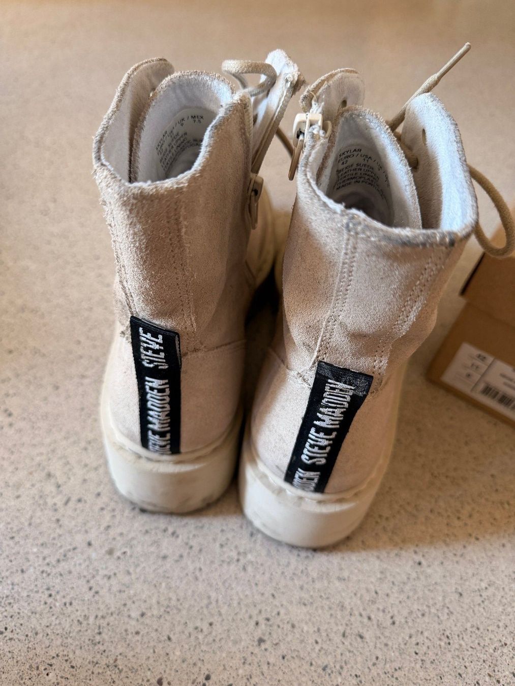 Steve Madden Scarpe da donna: Steve Madden Skylar Boots Gr. 42 Beige Wildleder Chunky – Usato da Baden venduto da sawill93 2