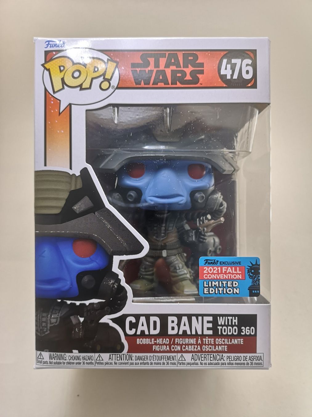 Funko Statuette: Funko Pop Cad Bane #476 – Nuovo e nell'imballaggio originale da Riehen venduto da _TheCollectorShop_