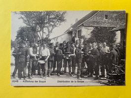 Militaria Distribution de la soupe