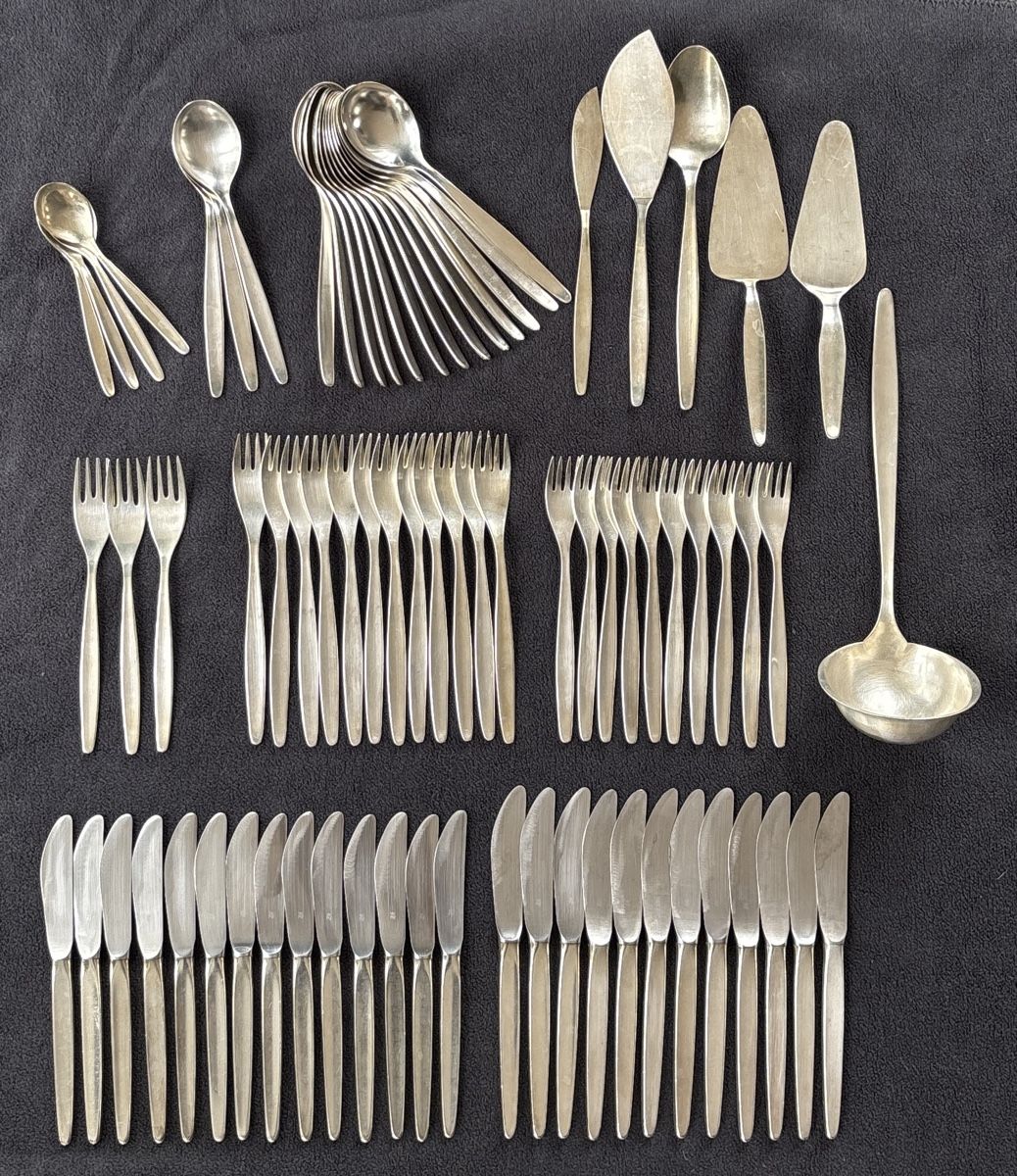 WMF Set di posate: Grosses Echtsilber Besteckset WMF 90 – Usato da Rafz venduto da Sukion