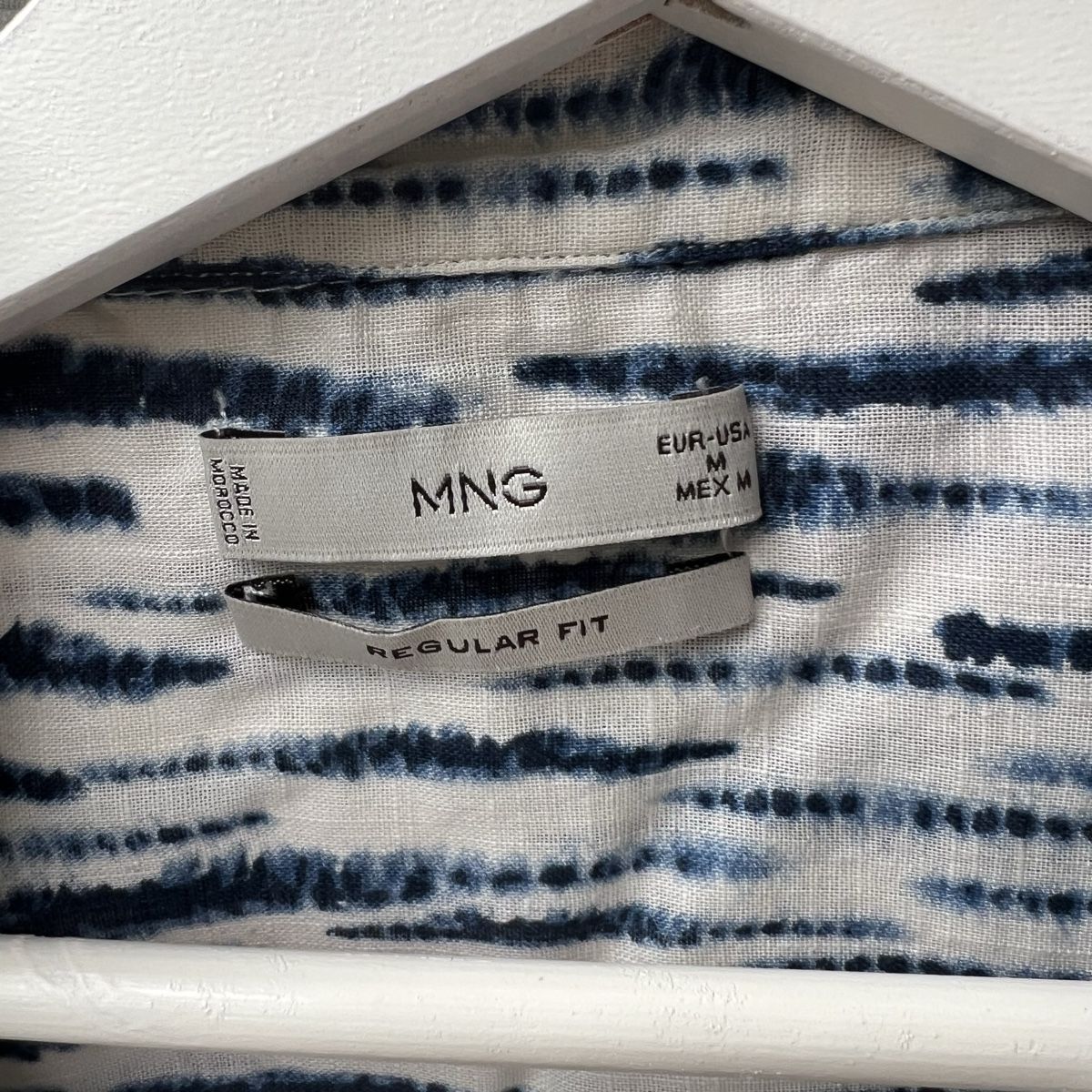 Mango Hemden: Chemise Mango Summer Homme Bleu - Taille M – Gebraucht aus Marin-Epagnier von SuziManu 1