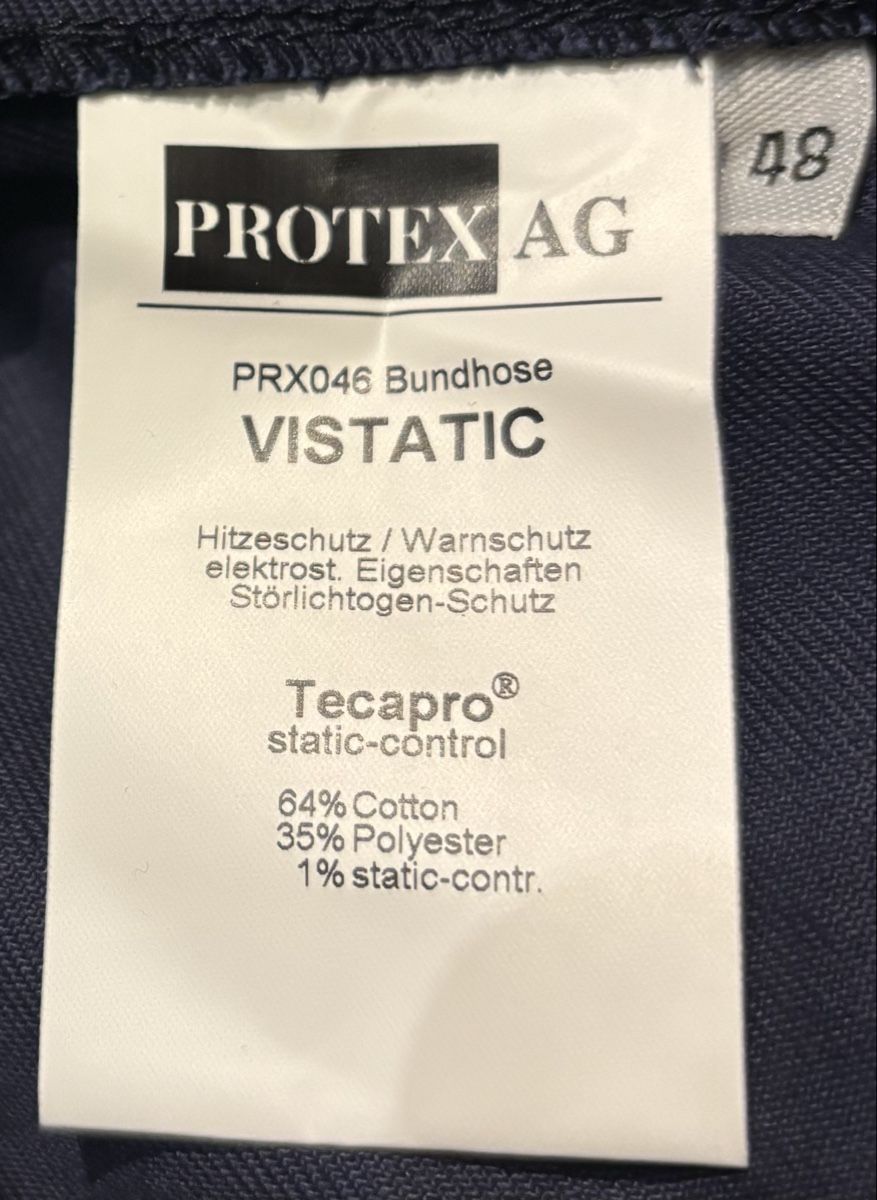 Pantaloni: Protex Warnschutz Bundhose Gr. 48 Neuwertig!! – Nuovo (secondo la descrizione) da Aarau venduto da Wolli85 2