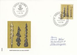 1972 Pro Patria 4 FDC Bundesfeier