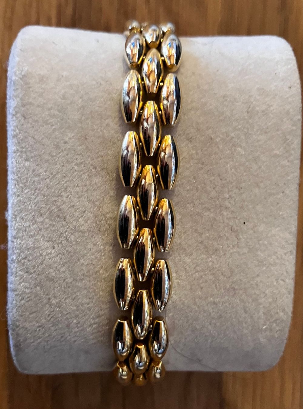 Bracciali & Braccialetti: Grossé bracelet grain de riz  vintage env.1990 – Usato da Saclentse venduto da 4rnsn7