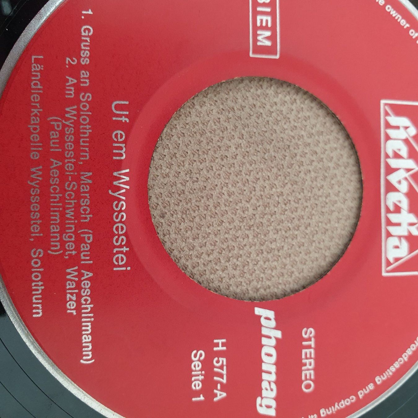 Schallplatten: Uf em Wyssestei Single – Gebraucht aus Chur von BettinaOlczyk 2