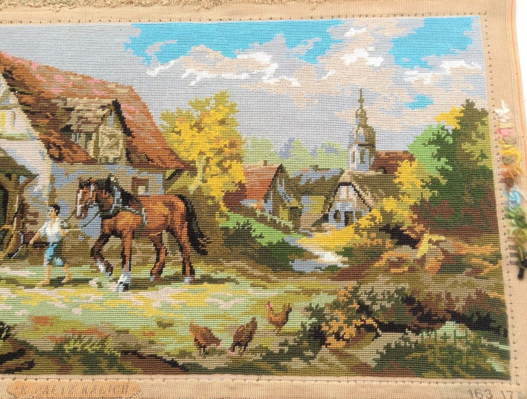 Poster & Bilder: Gobelinbild nach E. Paetz Kalich – Gebraucht aus Alpnach Dorf von MZ001 2