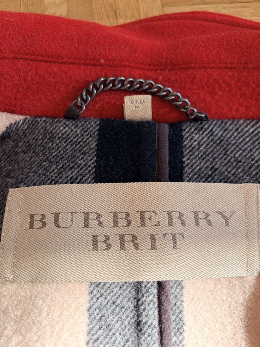 Burberry Cappotti: Burberry Brit Duffle Coat (short), Red Wool – Usato da Zürich venduto da dor_jv7r 7