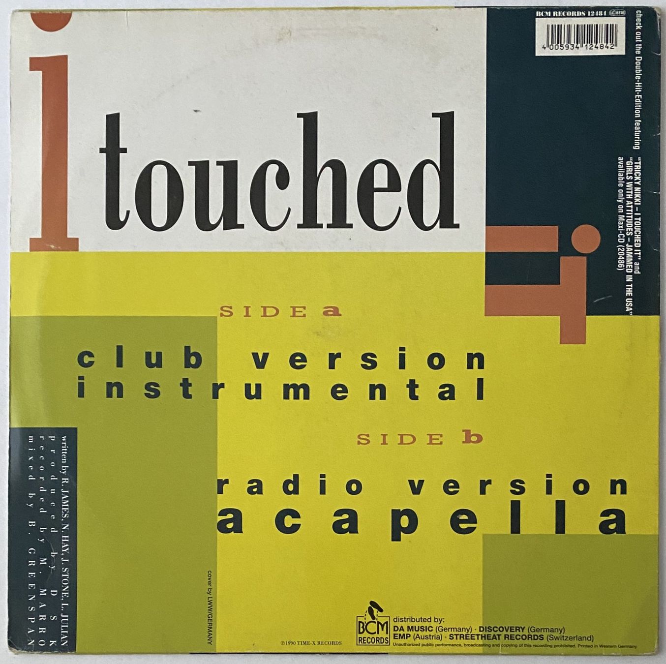 Dischi in vinile: Tricky Nikki, I Touched It (Breakbeat) – Usato da Flums venduto da Empe1 1