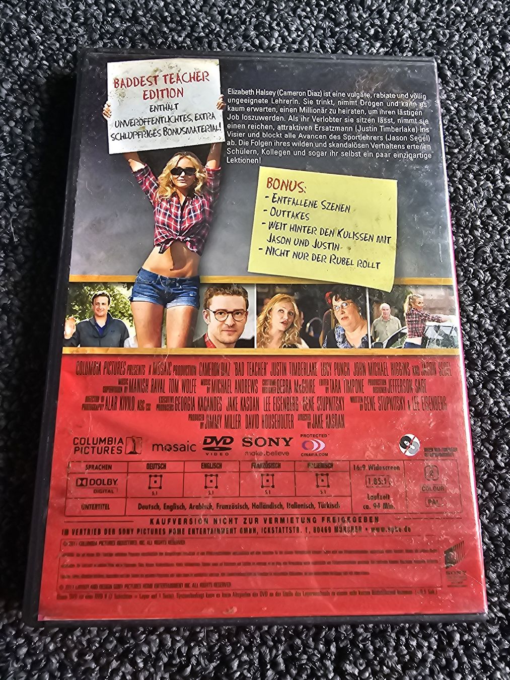 Tutti i DVDs: Bad Teacher DVD(20103) – Usato da Ruswil venduto da jan_bxl5 1