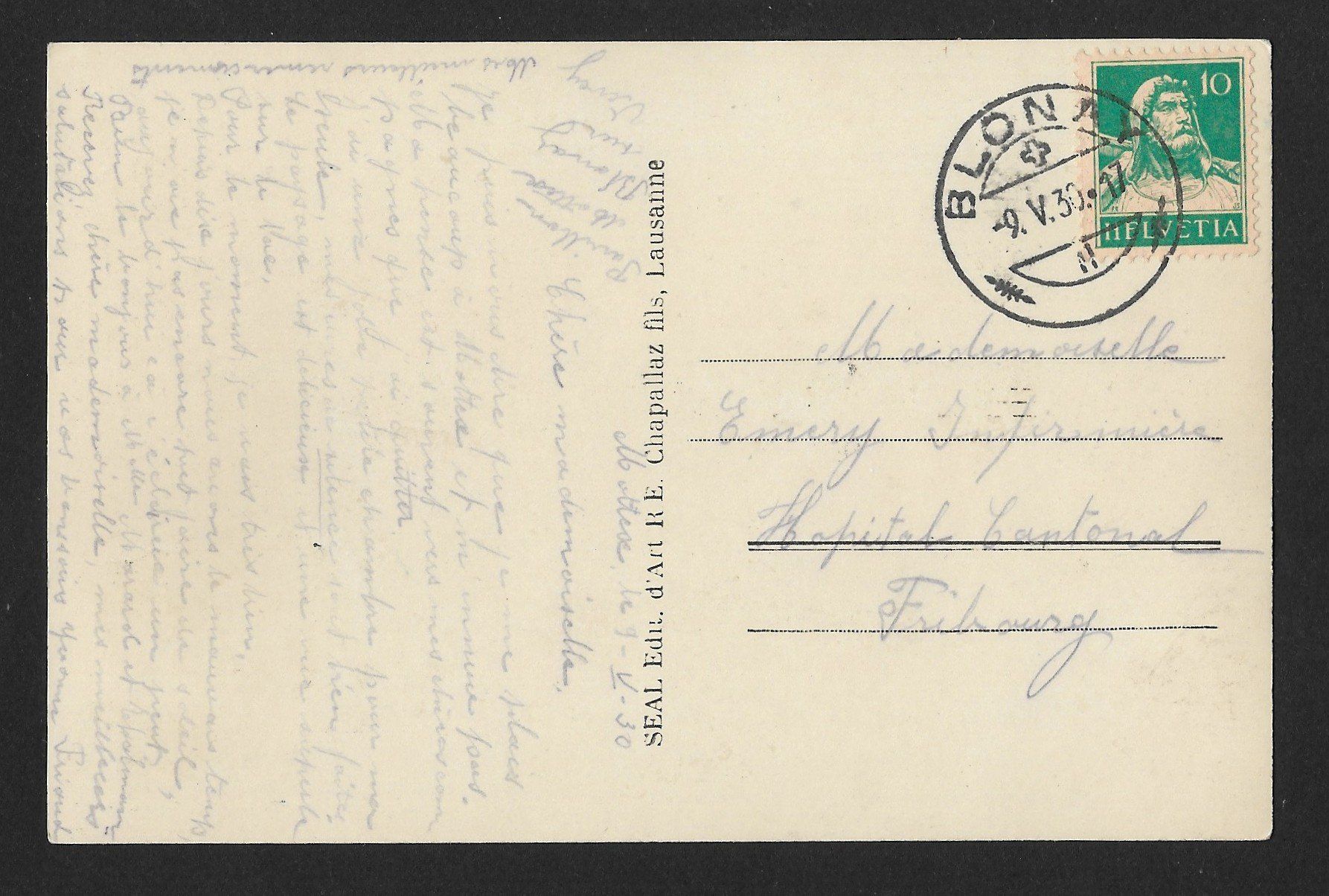 Cartoline postali: Carte Postale Barque du Léman , Juin1930 – Usato da Genève venduto da bolsillin 1