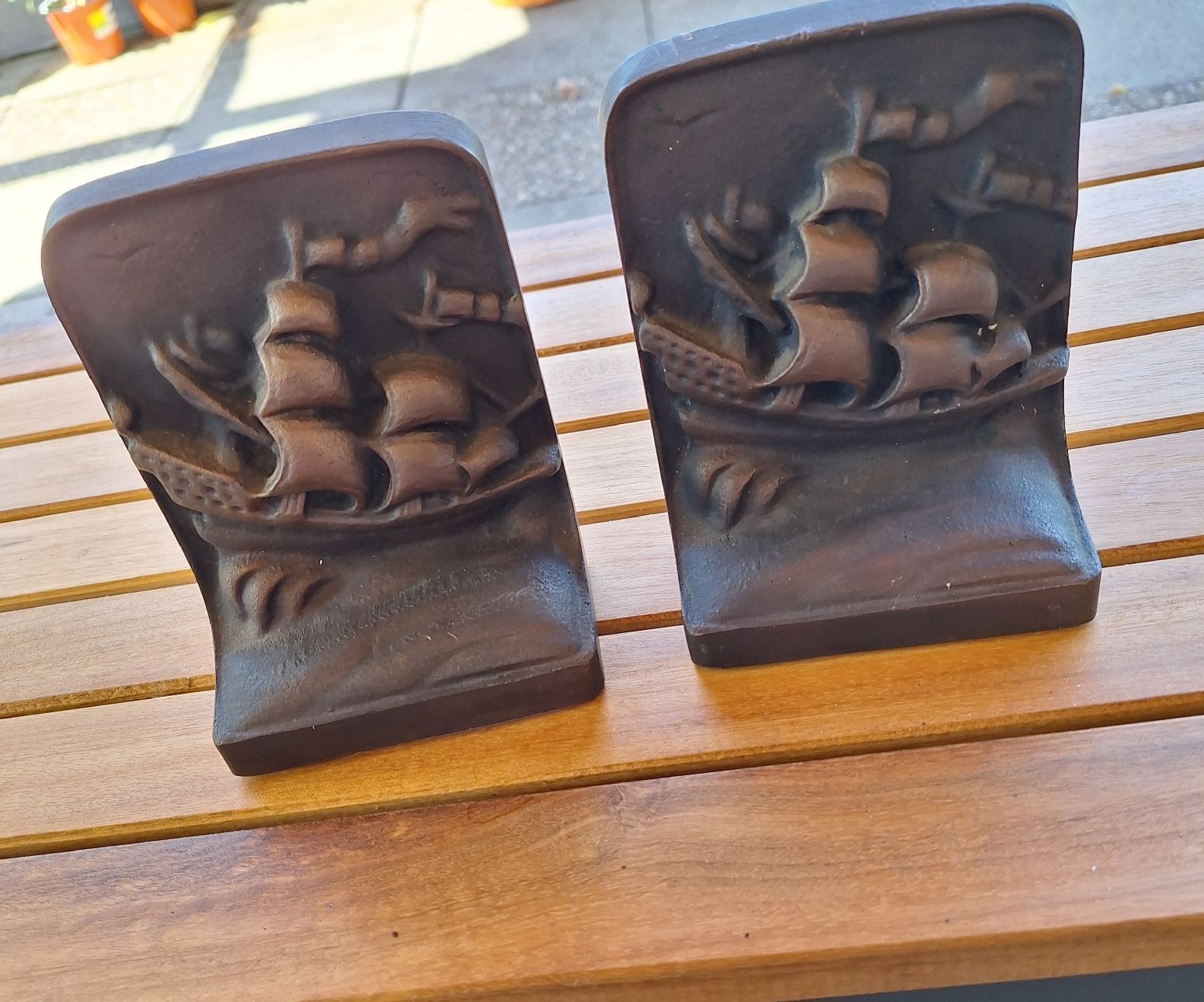 Sonstige Dekorationen & Accessoires: Buchstützen Schiffsmodell Ites St. Gallen Industriedesign – Gebraucht aus Züberwangen von Christine55