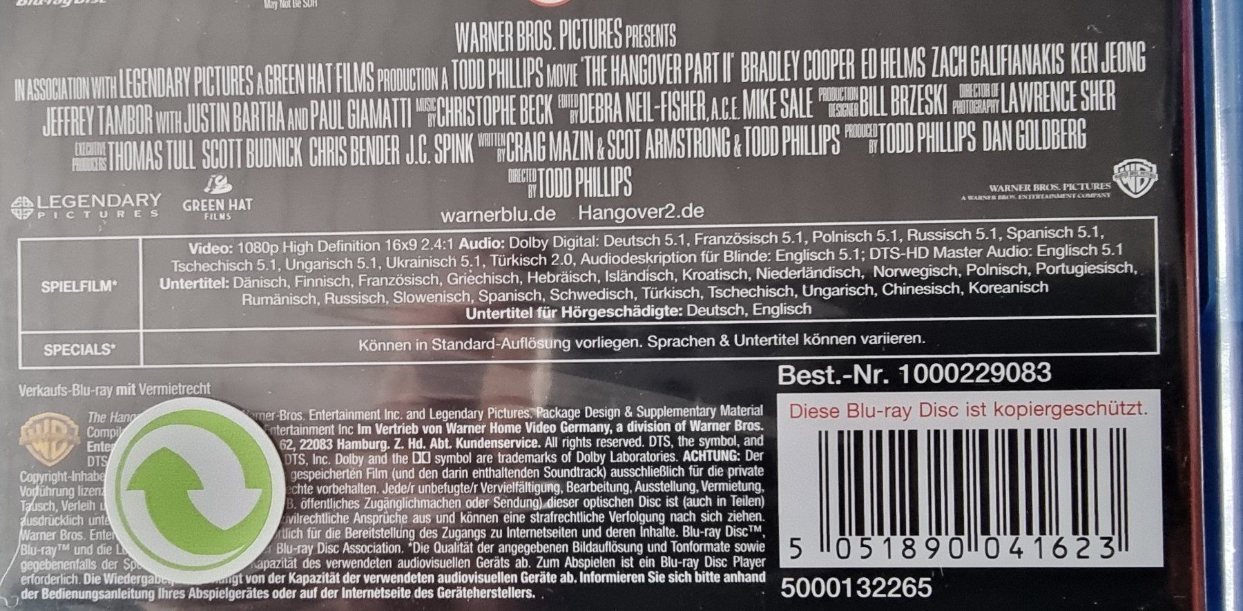 Tous les DVDs: Blu-ray Hangover 1-3 NEU – D'occasion à Oetwil am See par fineli2 2