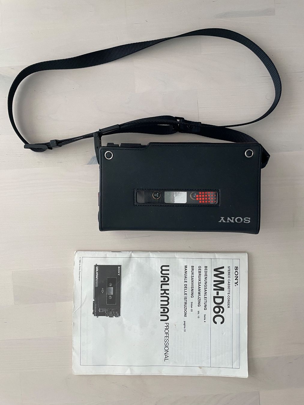 Sony Registratori: Sony Walkman Professional WM-D6C – Usato da Thun venduto da IRENEKAMERAS