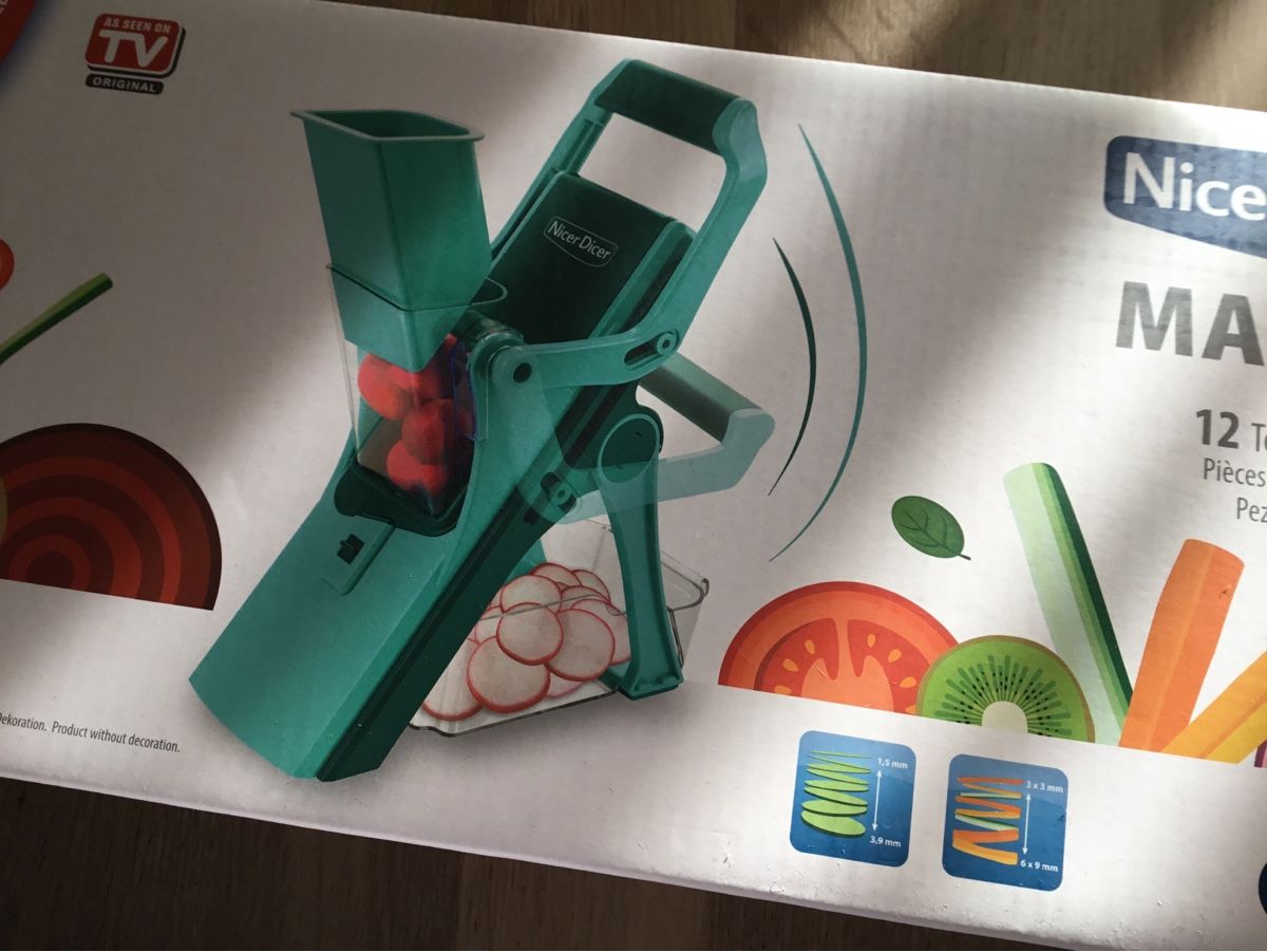 Elettrodomestici da cucina: Nicer dicer Mando - 12 teilig - neu – Nuovo e nell'imballaggio originale da Triesen venduto da Trisuna 1