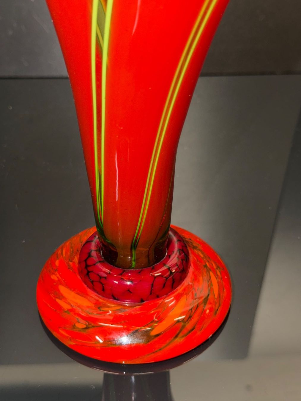 Vasen & Gefässe: VASE GROSS, CH-GLASKUNST MARCEL + ANDI BILAND 1999 EINZELSTK – Gebraucht aus Matzingen von exklusives 6
