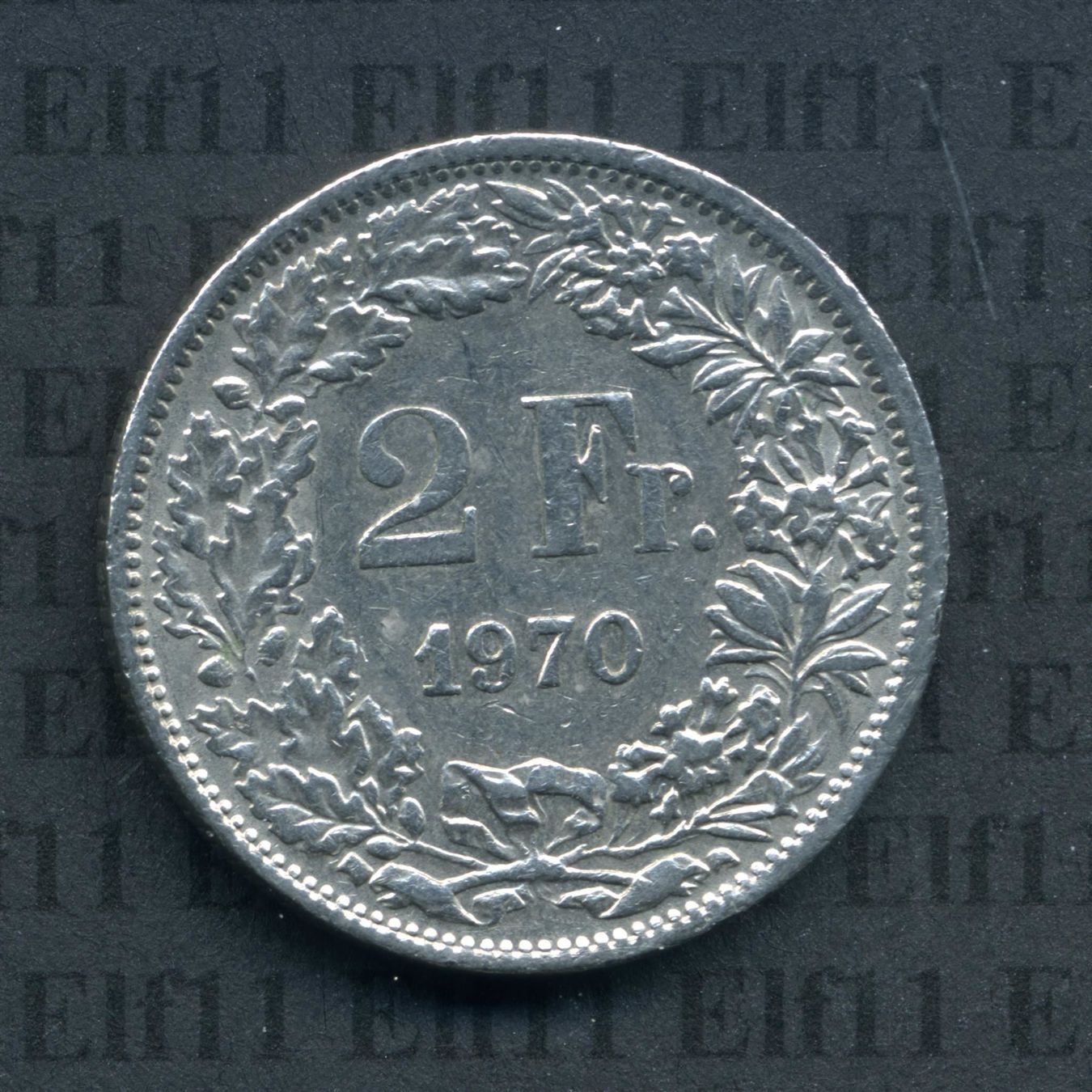 Tutti le monete: CHF___2.00 1970 -vz 2 Franken – Usato da Widnau venduto da Elf11