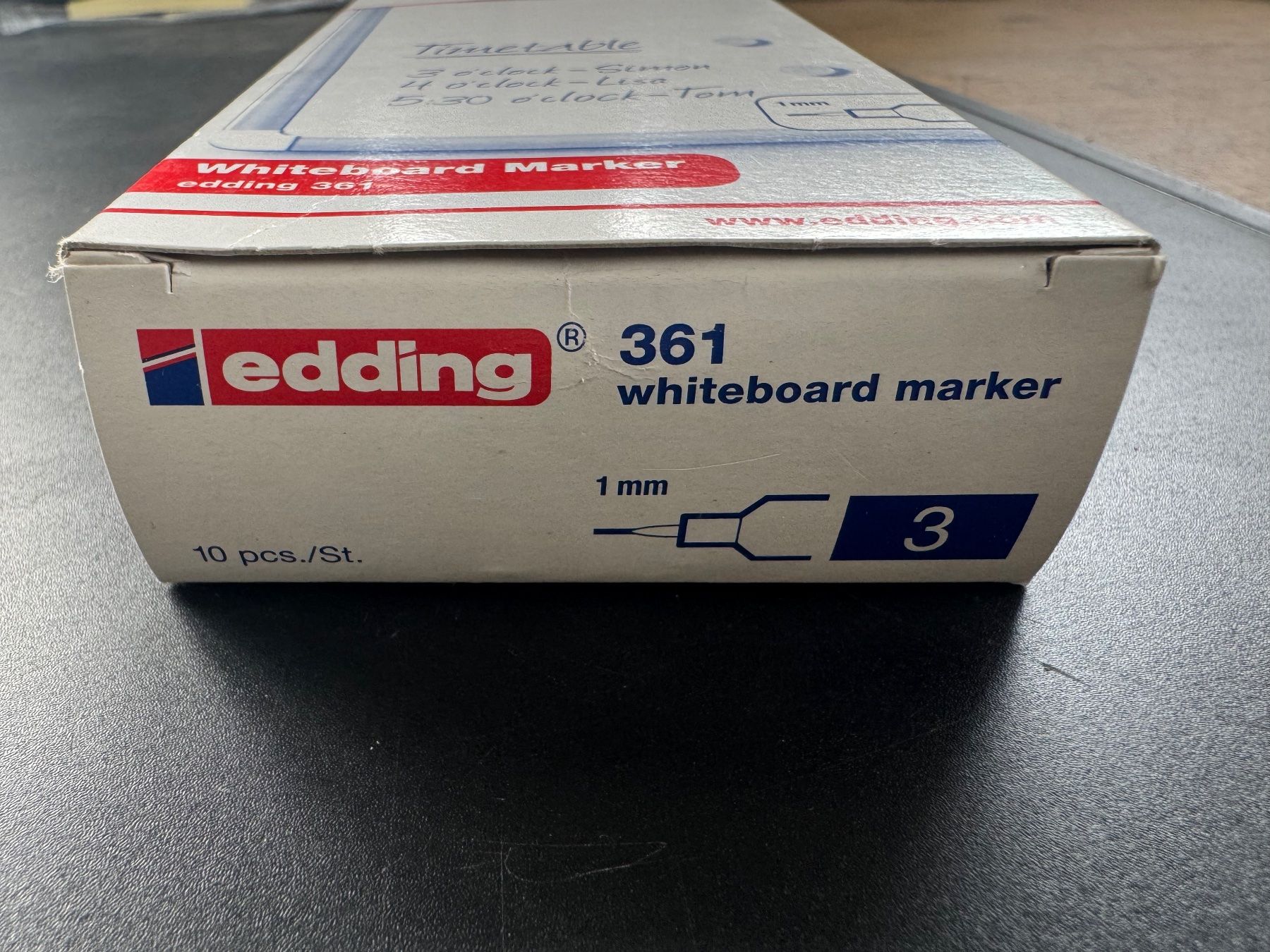 Stifte & Marker: Whiteboard Marker Edding 361 blau 1.0mm 10Stk. – Neu und originalverpackt aus Steffisburg von smocky17 2