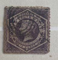 Timbre rare: Nouvelle-Galles du Sud, Six Pence