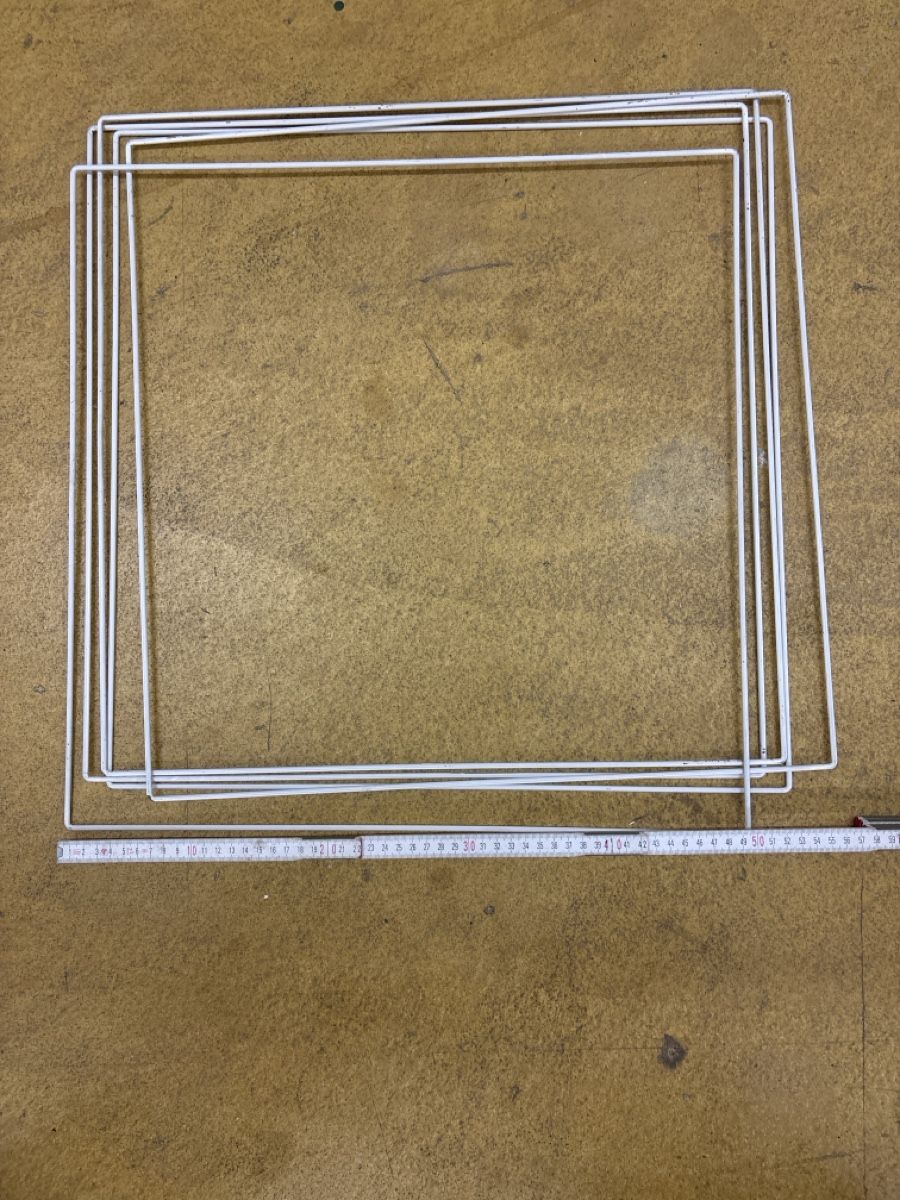 Supporti a parete: Metallquadrat 50x50cm – Usato da Erlen venduto da SaFehr 1