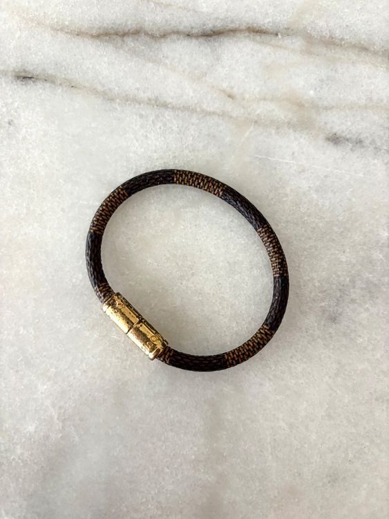 Louis Vuitton Bracciali & Braccialetti: LUXUS Louis Vuitton Keep It Damier Armband – Usato da Sion venduto da Pilote70 1