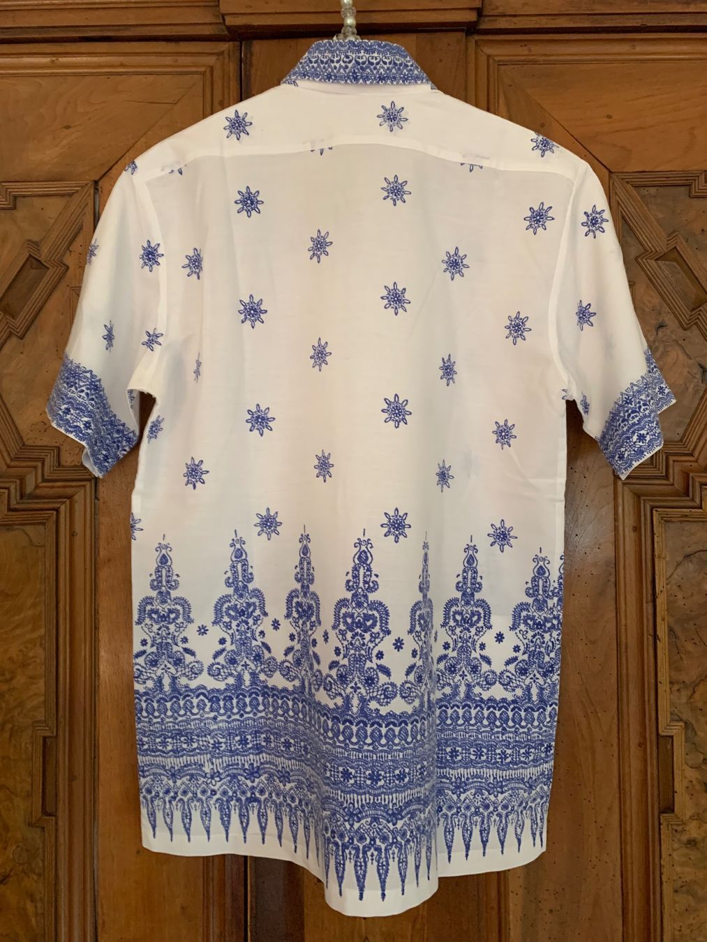 Camicette: BATIK Bluse 100% Baumwolle  Größe: M Farbe: Weiß Blau – Usato da Interlaken venduto da Bona55 6