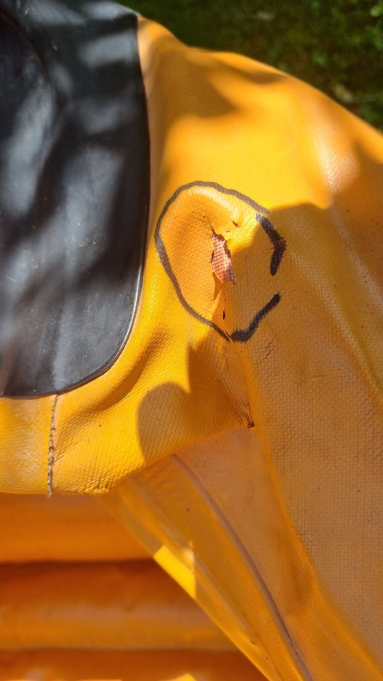 Metzeler Barche: Schlauchboot METZELER JUCA'S orange mit Paddel – Difettoso da Hittnau venduto da starlet 6